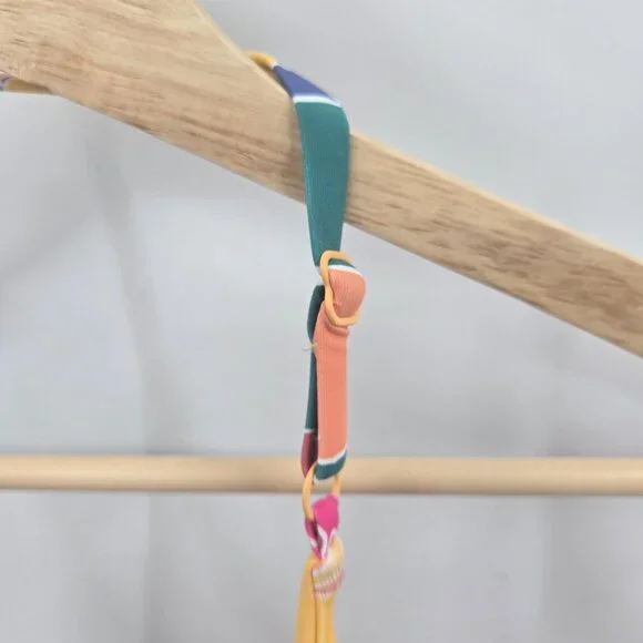 Marine Layer Yellow Tropical Plunge Reversible One Piece Swimsuit Medium NWOT - Picture 7 of 12